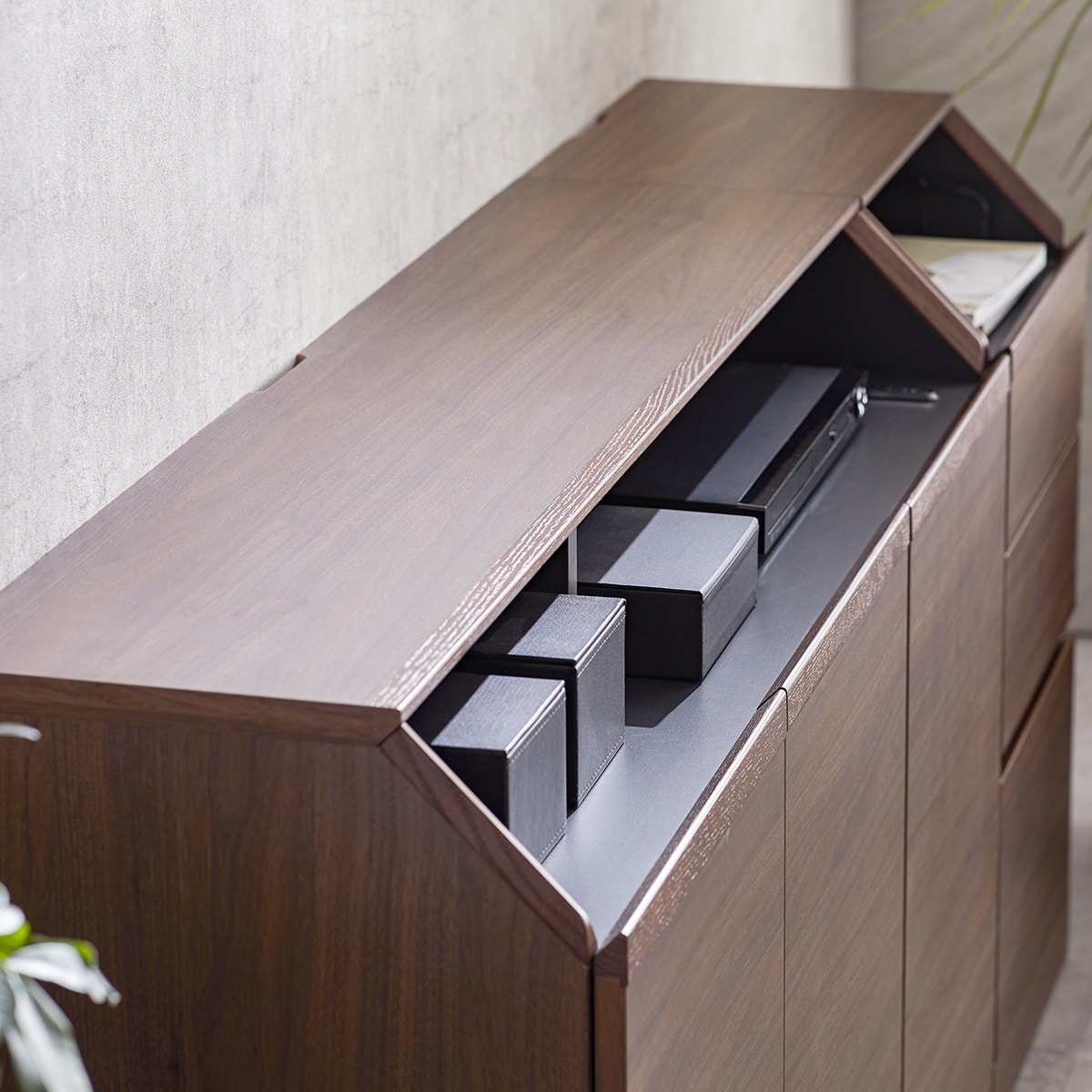 カウンター下にも収まるサイドボード (幅120cm WN) | ニトリ