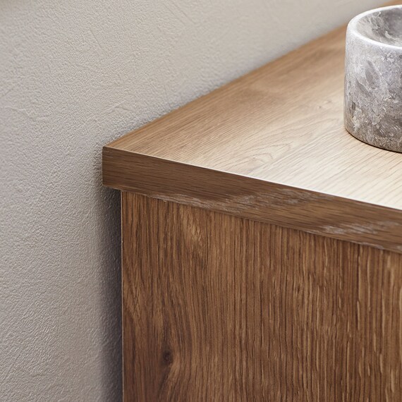 カウンター下にも収まるサイドボード (幅80cm GY) 5枚目画像