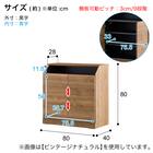 カウンター下にも収まるサイドボード (幅80cm GY) 11枚目画像