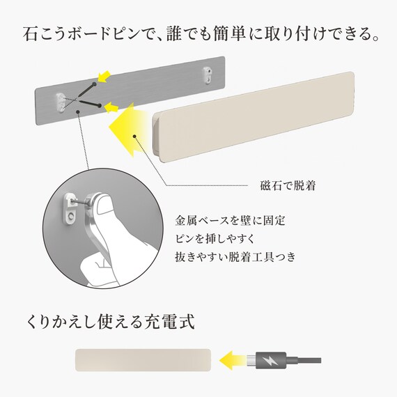 センサーライト かげあかり(01 しろねり) 8枚目画像