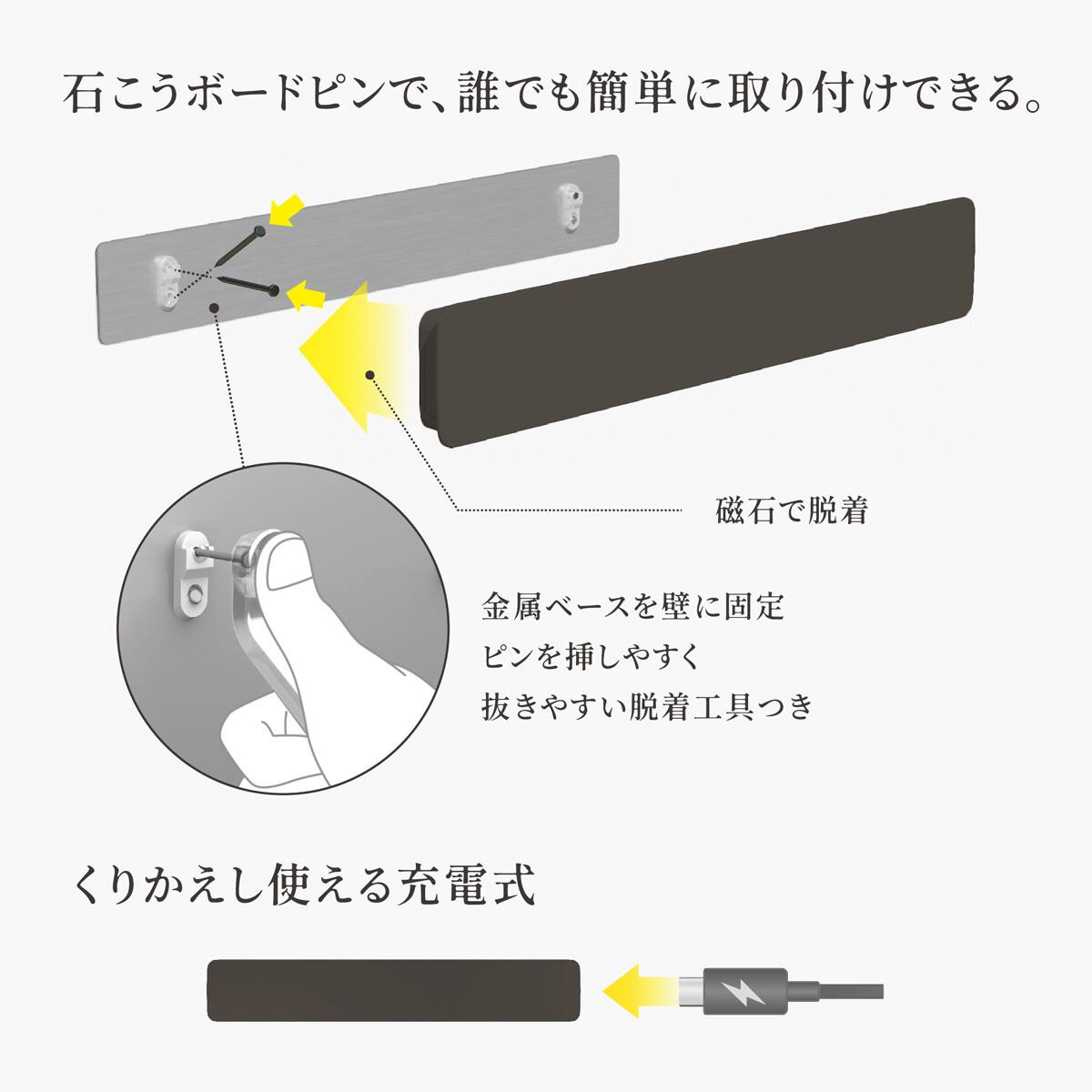 センサーライト かげあかり(01 うめずみ) | ニトリネット【公式】 家具