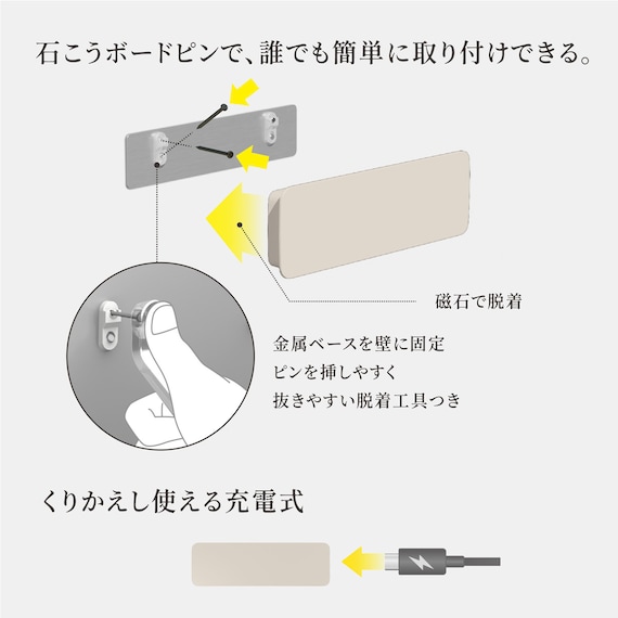センサーライト かげあかり(04 しろねり) 8枚目画像
