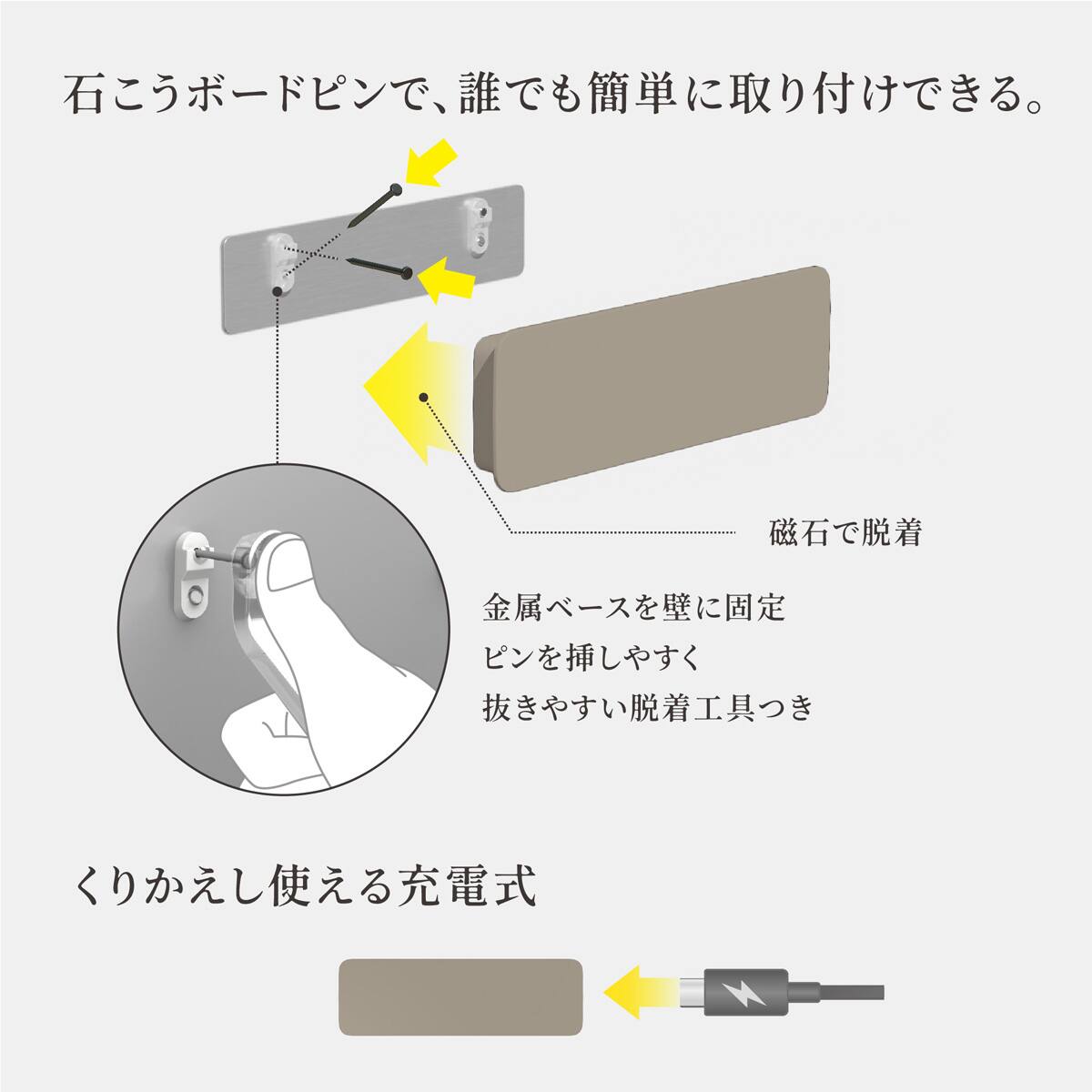 センサーライト かげあかり(04 はいはく) | ニトリネット【公式】 家具