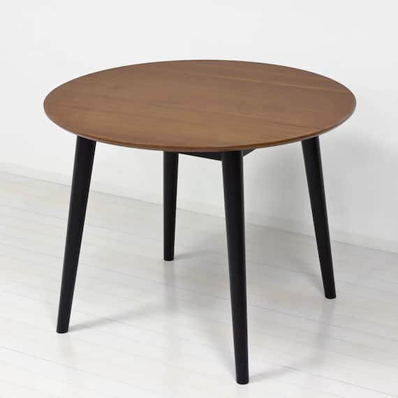 北欧風 円形ダイニングテーブル (BR) 1枚目画像