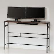 モニタ2台置きができる スリムサブテーブル