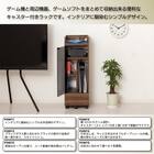 コンパクトゲーム機収納ワゴン (BR) 2枚目画像