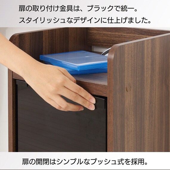 コンパクトゲーム機収納ワゴン (BR) 6枚目画像