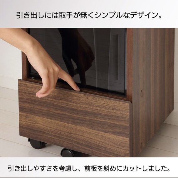 コンパクトゲーム機収納ワゴン (BR) 7枚目画像