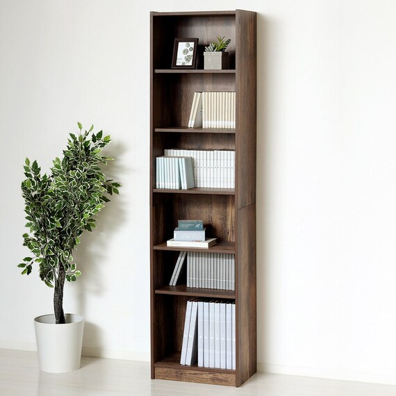 らくらく組立文庫本本棚(幅45cm DBR) 1枚目画像