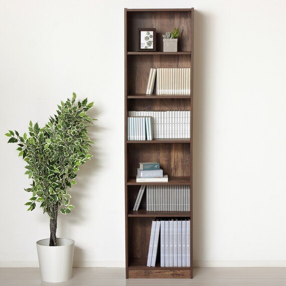 らくらく組立文庫本本棚(幅45cm DBR) 2枚目画像