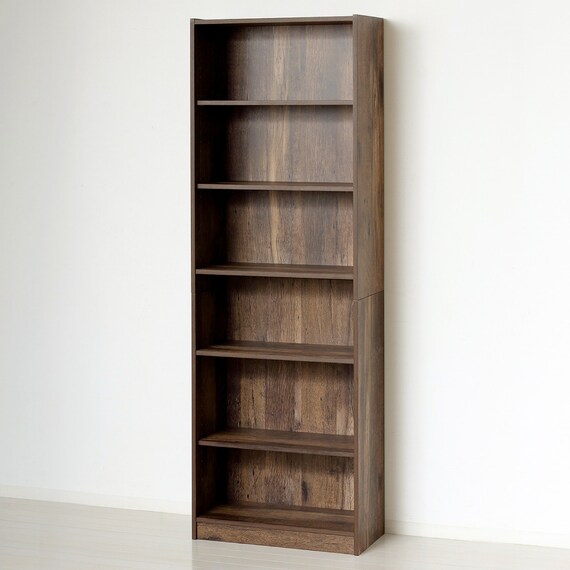 らくらく組立文庫本本棚(幅60cm DBR) 3枚目画像