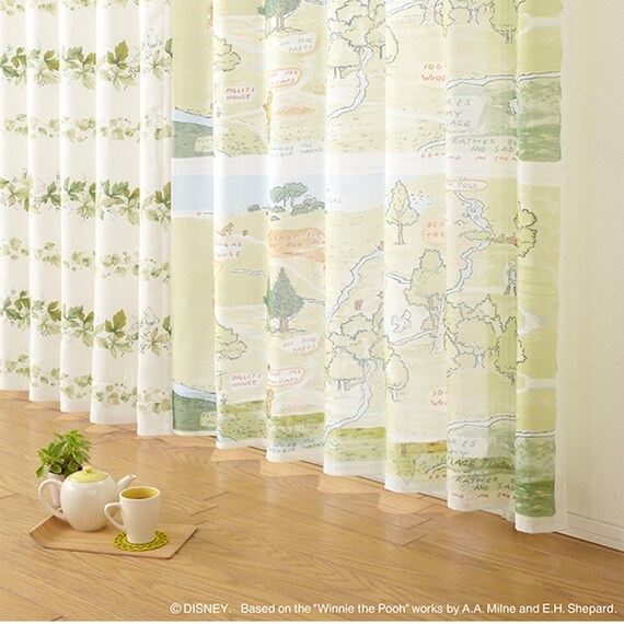 (1枚入り)ディズニーレース 100エーカーノモリ 100X133 MIX 2枚目画像