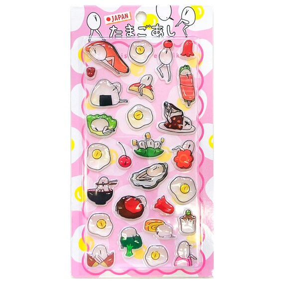 たまごあしのぷっくりシールお弁当(VRK3346) 1枚目画像