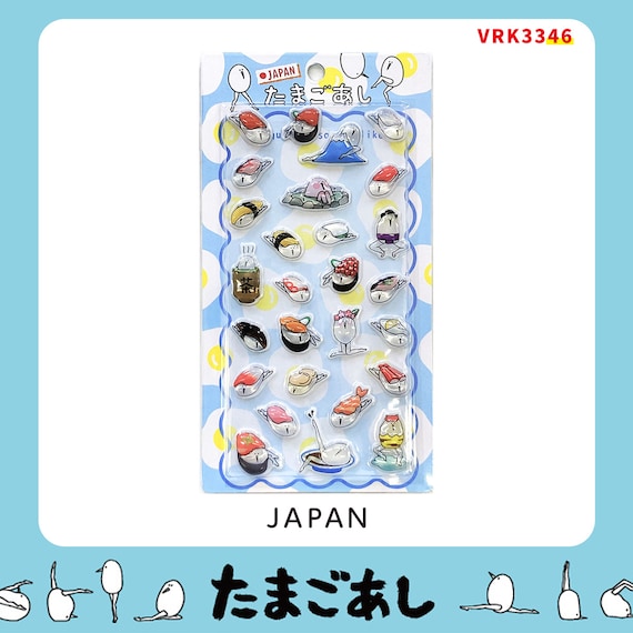 たまごあしのぷっくりシール JAPAN(VRK3346) 2枚目画像