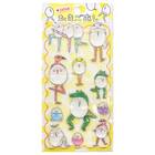 たまごあしのぷっくりシール おめかし(VRK3342) 1枚目画像