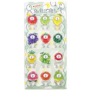 たまごあしのぷっくりシール フルーツ(VRK3342)