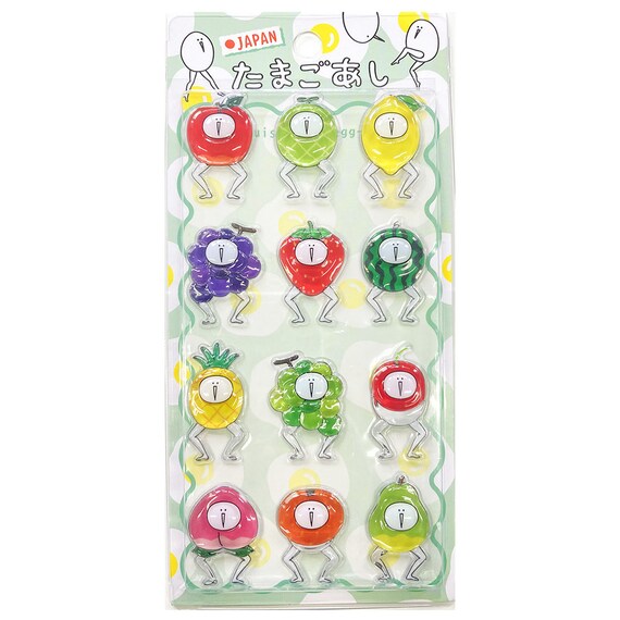たまごあしのぷっくりシール フルーツ(VRK3342) 1枚目画像