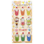 たまごあしのぷっくりシール パフェ(VRK3342)