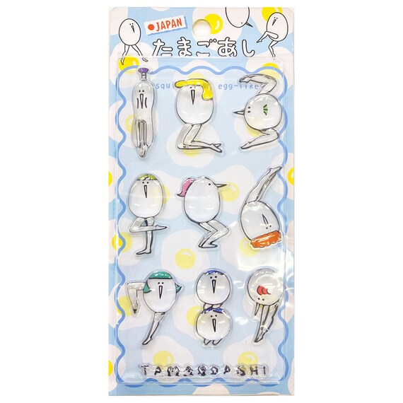 たまごあしのぷっくりシール ナンバー(VRK3342) 1枚目画像