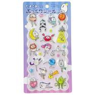 たまごあしのぷっくりシール 夜空(VRK3346)