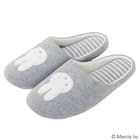 刺繍ルームシューズ(ミッフィー グレー) 1枚目画像