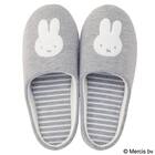 刺繍ルームシューズ(ミッフィー グレー) 2枚目画像