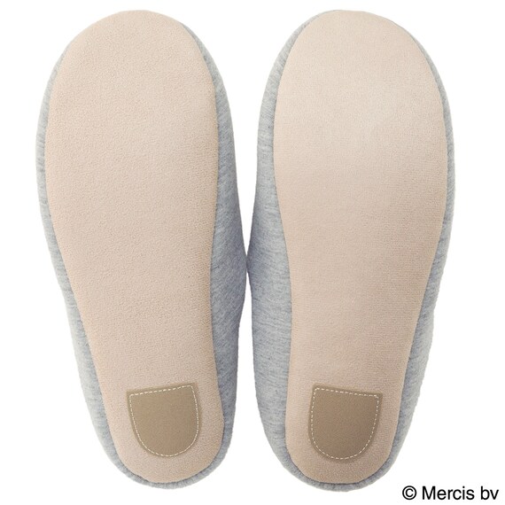 刺繍ルームシューズ(ミッフィー グレー) 3枚目画像