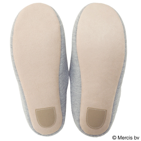 刺繍ルームシューズ(ミッフィー グレー) 3枚目画像