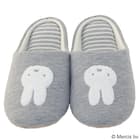 刺繍ルームシューズ(ミッフィー グレー) 5枚目画像