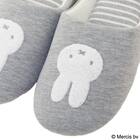 刺繍ルームシューズ(ミッフィー グレー) 6枚目画像