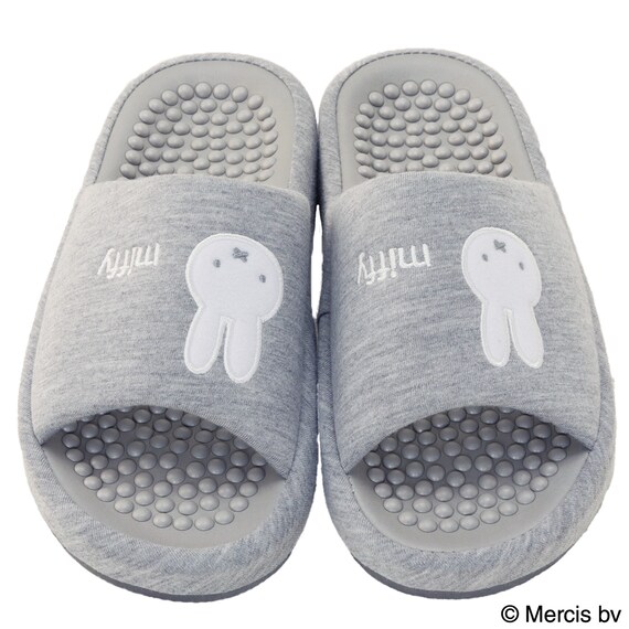 足つぼスリッパ(ミッフィー グレー) 5枚目画像