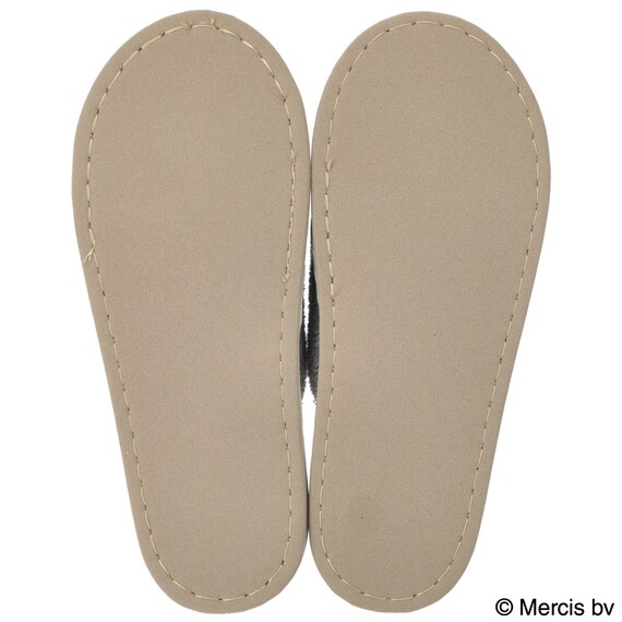 スリッパ(ミッフィー 綿パイル グレー) 4枚目画像