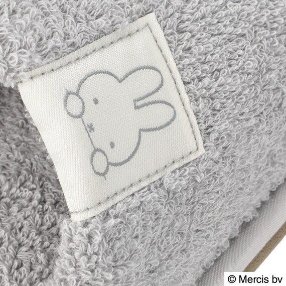 スリッパ(ミッフィー 綿パイル グレー) 6枚目画像