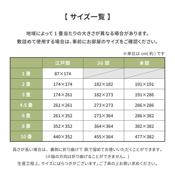 い草カーペット 谷川 (江戸間 10畳) 17枚目画像