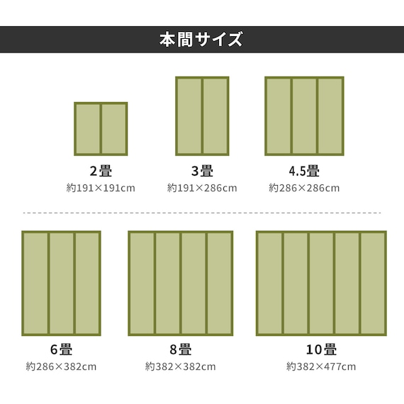い草カーペット 谷川 (三六間 6畳) 20枚目画像