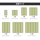 【国産】い草カーペット 琥珀 (三六間 6畳) 16枚目画像