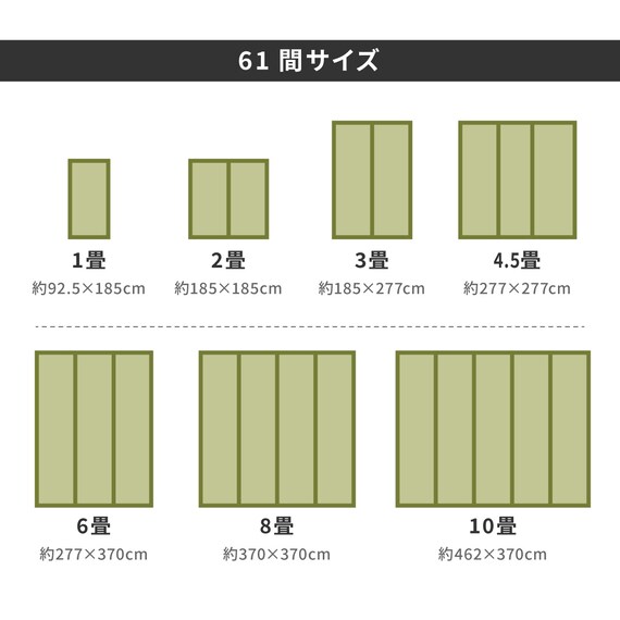 い草カーペット 備前 (三六間 8畳) 15枚目画像