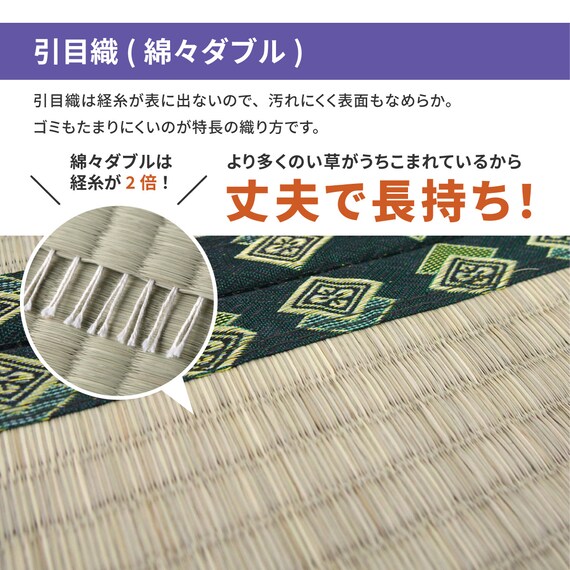 い草カーペット 雅 (江戸間 8畳) 10枚目画像