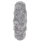 【天然ムートン】アクセントマット・カバー 2匹物 60×180cm(グレー) 1枚目画像