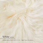 【天然ムートン】アクセントラグ 6匹物 140×180cm(ホワイト) 8枚目画像