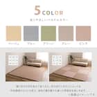 水拭きできるPP置き畳 おぼろ 3枚セット(ピンク) 7枚目画像