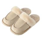 【天然ムートン】スリッパ S-1808 2足セット(アイボリー) 1枚目画像