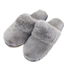 【天然ムートン】スリッパ M-2800 2足セット(グレー) 1枚目画像