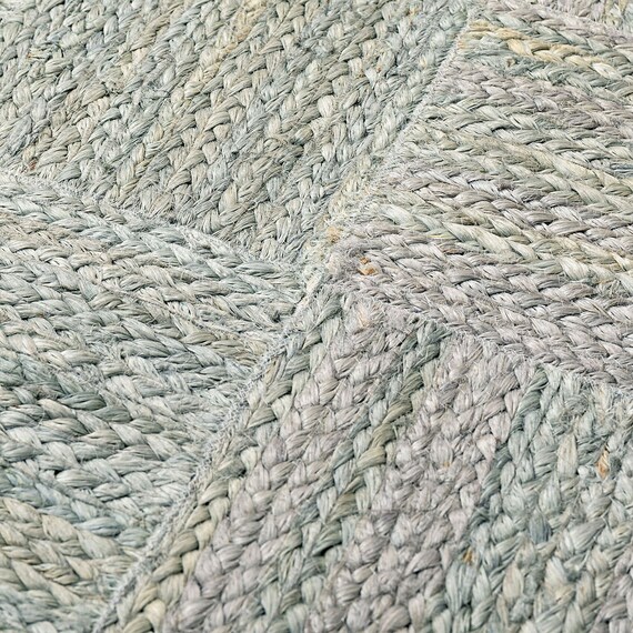 天然ジュートラグ トロン 120×180cm(グレー) 12枚目画像