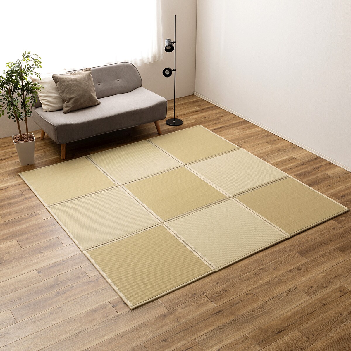 置き畳風 たためる連結PP畳(グリ－ン) | ニトリネット【公式】 家具