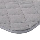 ずれにくい敷きパッド専用 敷きパッド シングル (綿パイル・防水/グレー) 3枚目画像