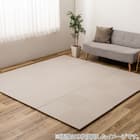 水拭きできるPP置き畳 市松柄 2枚セット(グレー) 3枚目画像