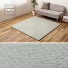 水拭きできるPP置き畳 市松柄 2枚セット(グレー) 16枚目画像