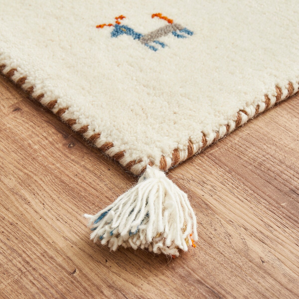 ウール100％ 横柄ギャッベ D21 キッチンマット 40×180cm | ニトリ