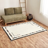 ウール100% 横柄ギャッベ D23 ラグ 140×200cm